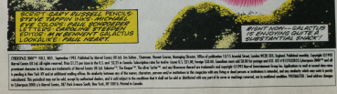 Marvel UK Comics / Cyberspace 3000 / #3 Sept 1993 / Galactus - Silver Surfer
